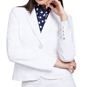 LACE-UP CUFF TWO-BUTTON JACKET - ALL-SEASON STRETC